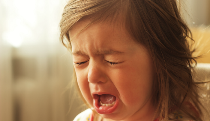 Small child that is crying