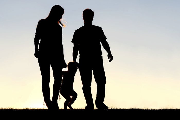 parents with active boy