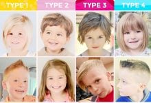 Hairstyles for all 4 Types of Children